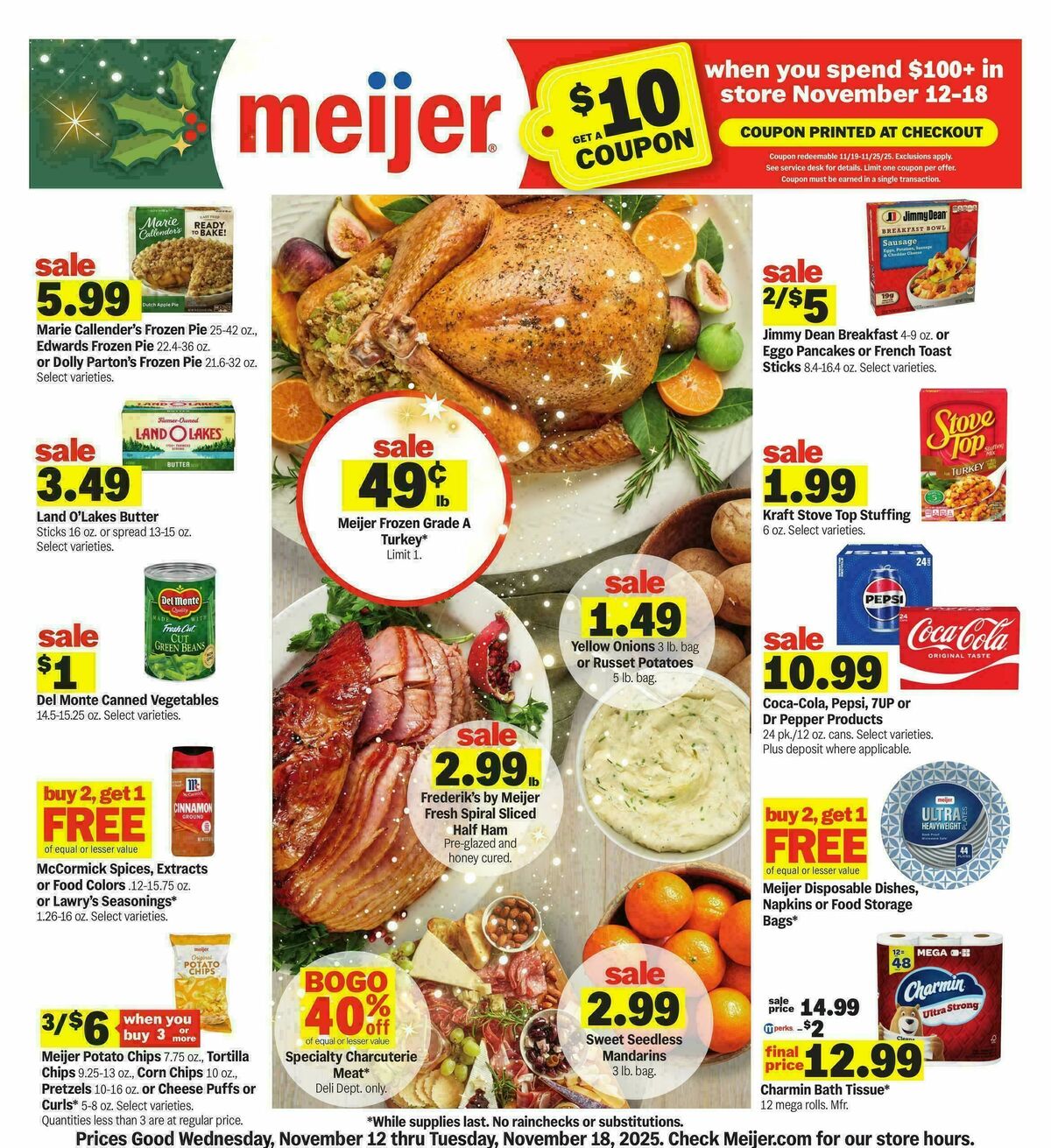 Meijer Weekly Ad from November 12