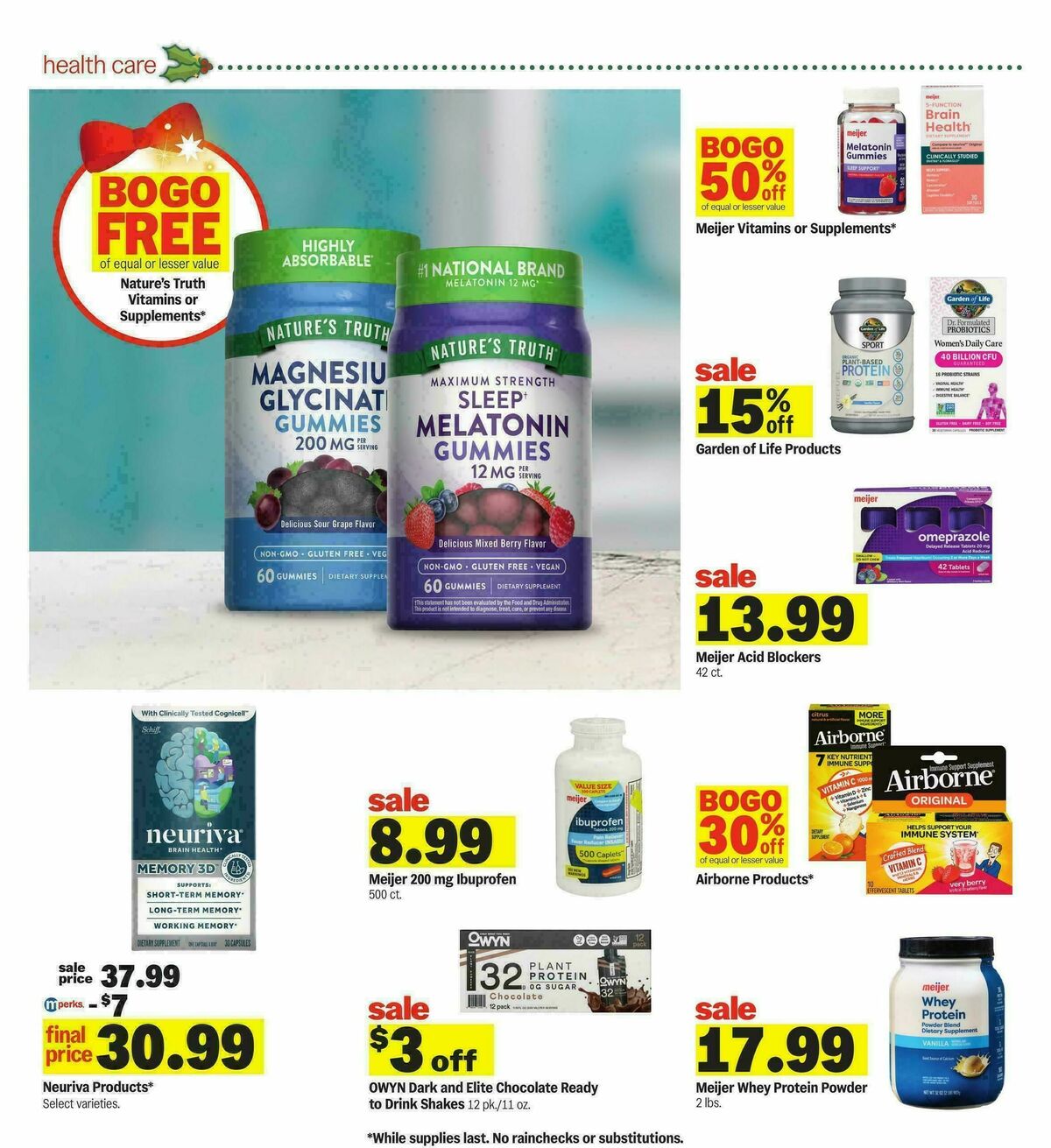 Meijer Weekly Ad from November 12