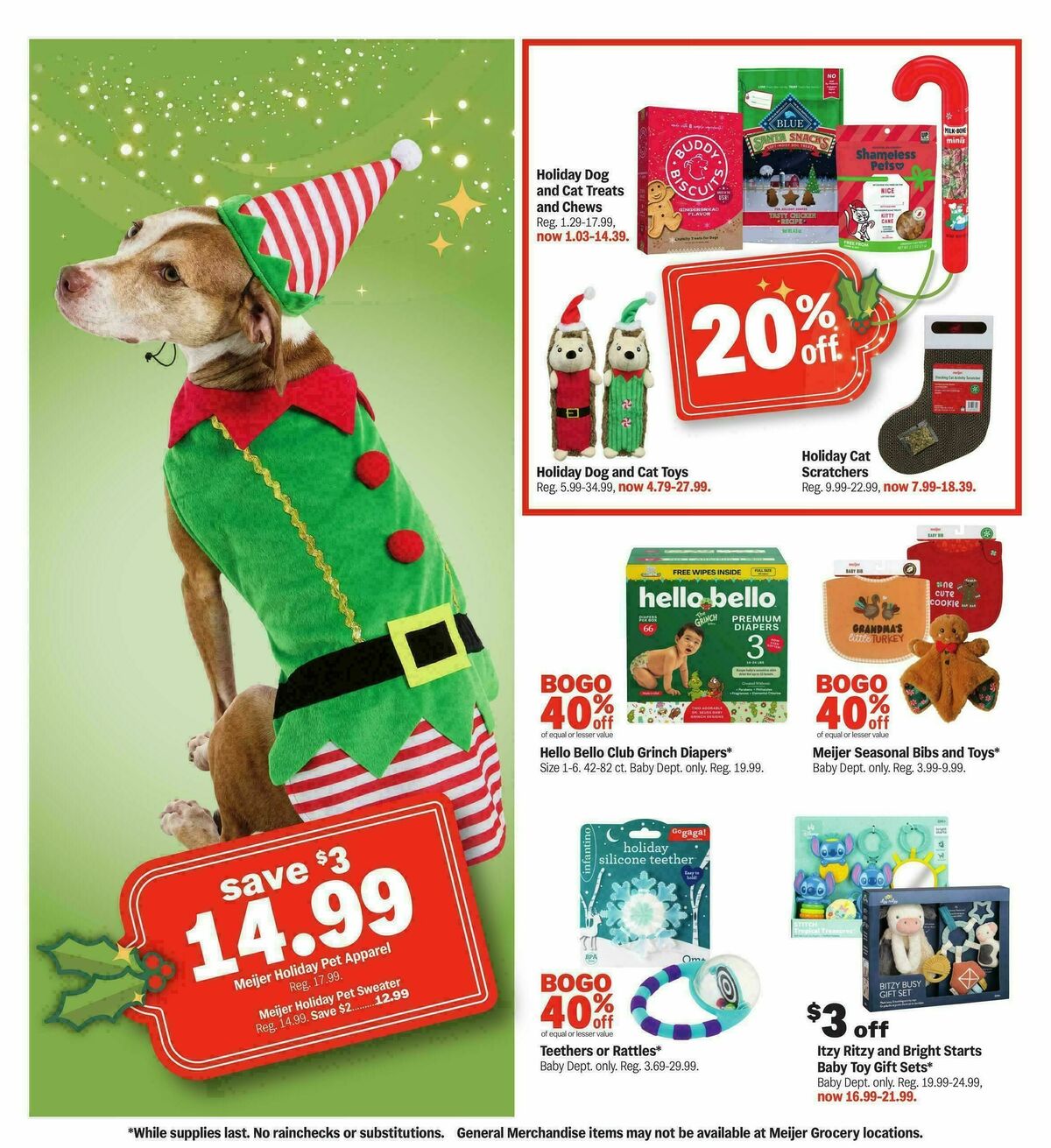 Meijer Celebrate with savings! Weekly Ad from November 12