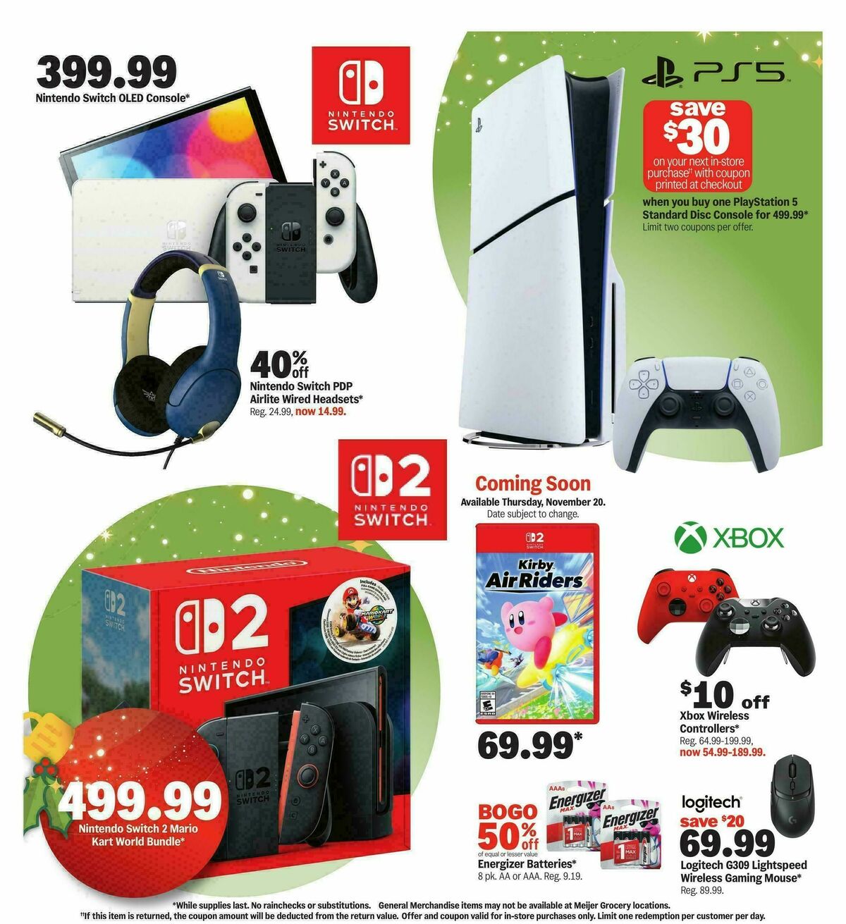 Meijer Celebrate with savings! Weekly Ad from November 12