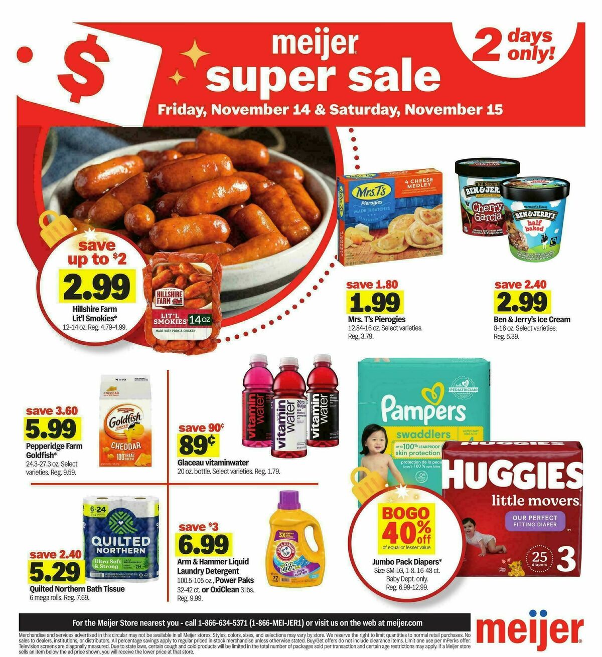 Meijer Super sale Weekly Ad from November 14