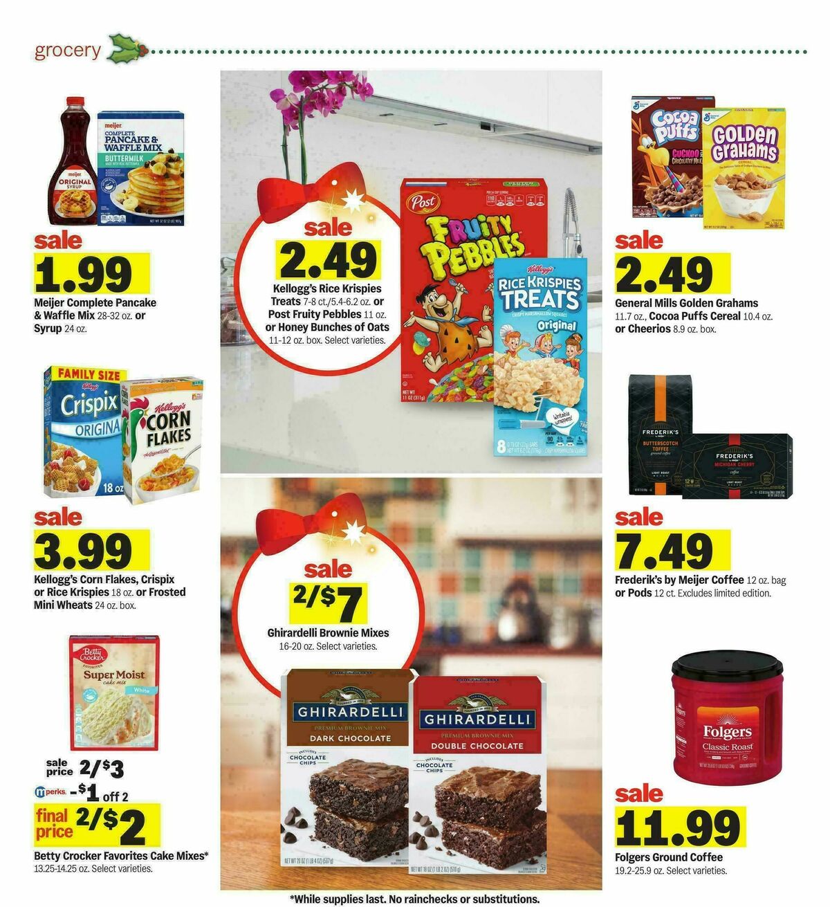 Meijer Weekly Ad from November 19