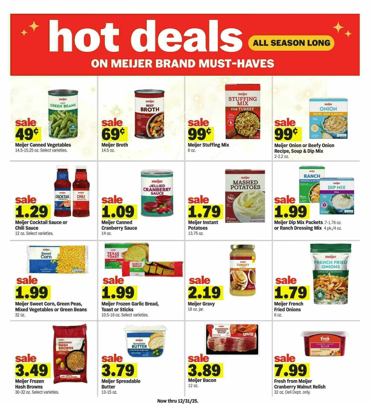 Meijer Weekly Ad from November 19