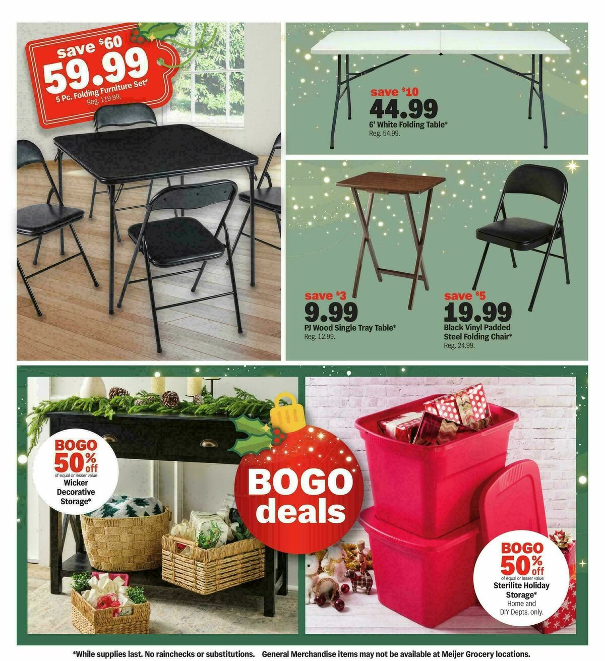 Meijer Prep for the holidays! Weekly Ad from November 19