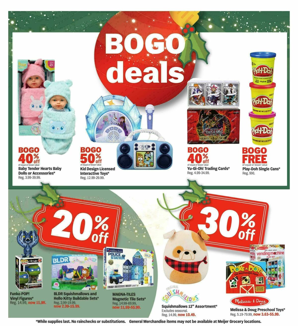 Meijer Prep for the holidays! Weekly Ad from November 19