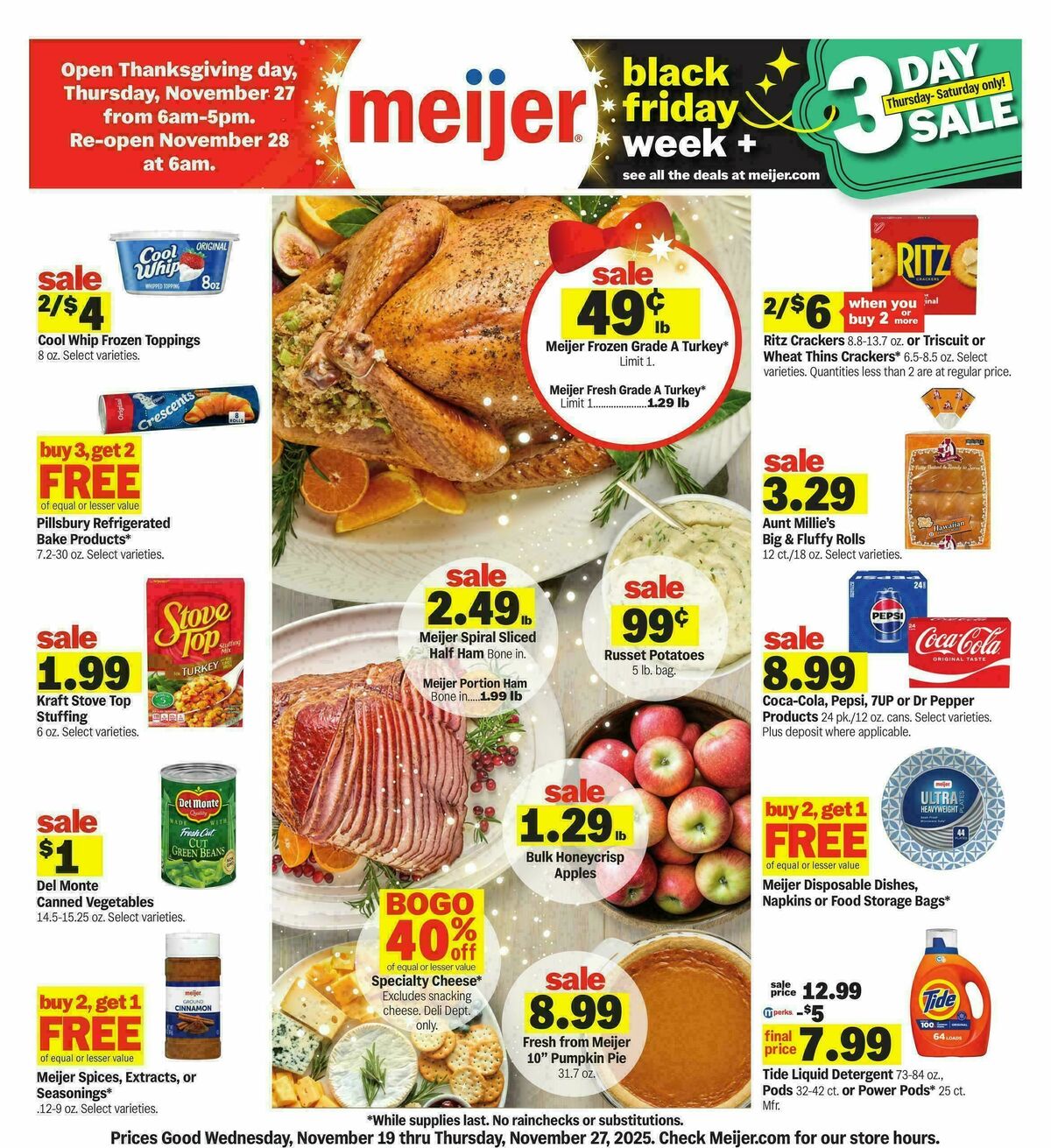 Meijer Weekly Ad from November 19