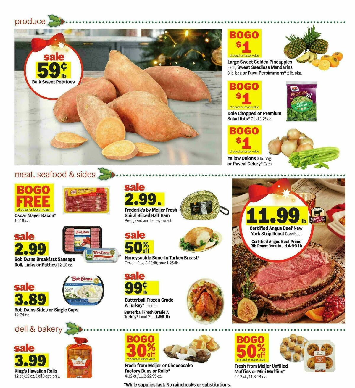 Meijer Weekly Ad from November 19