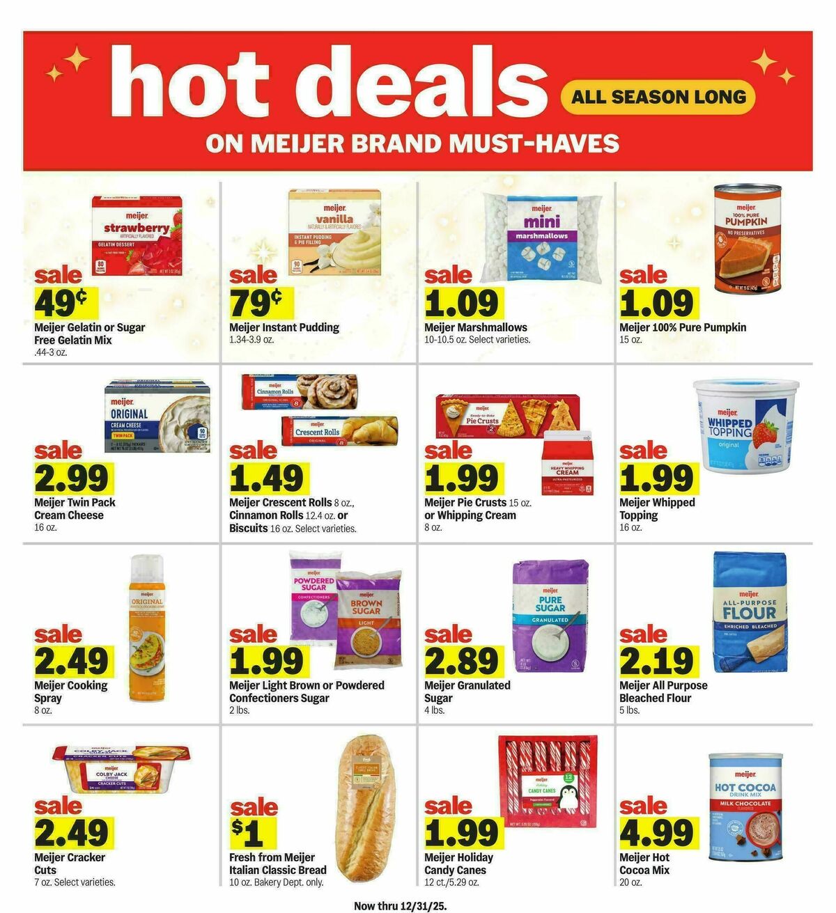 Meijer Weekly Ad from November 19
