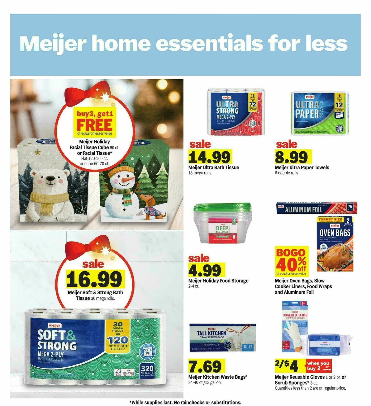 Meijer Weekly Ad from November 19