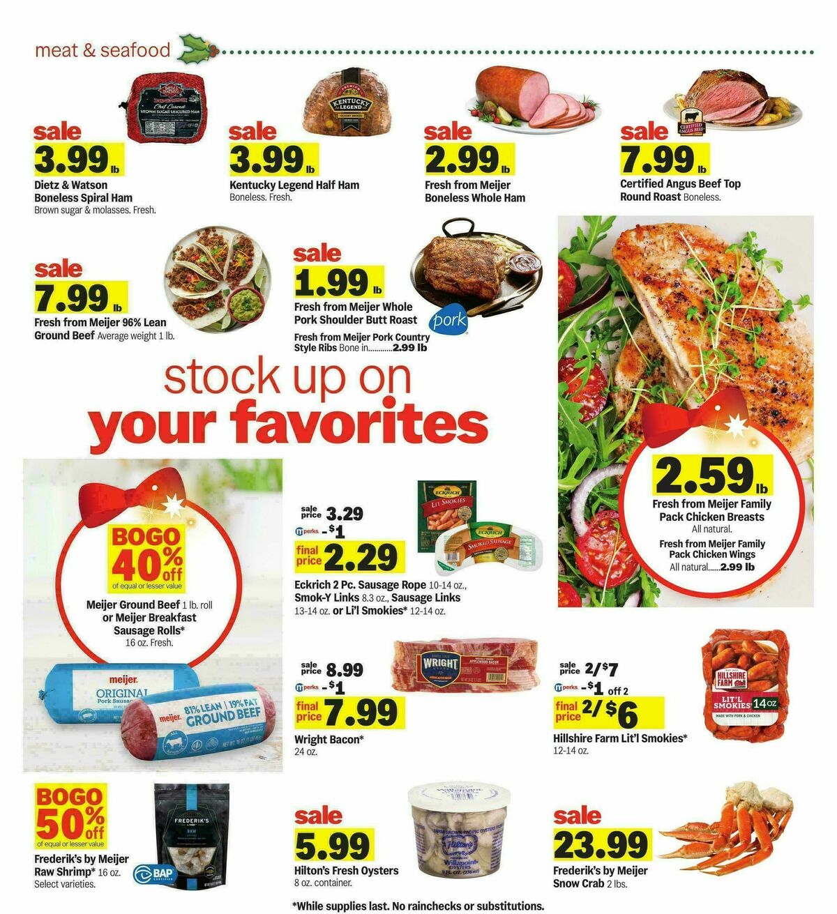 Meijer Weekly Ad from November 19
