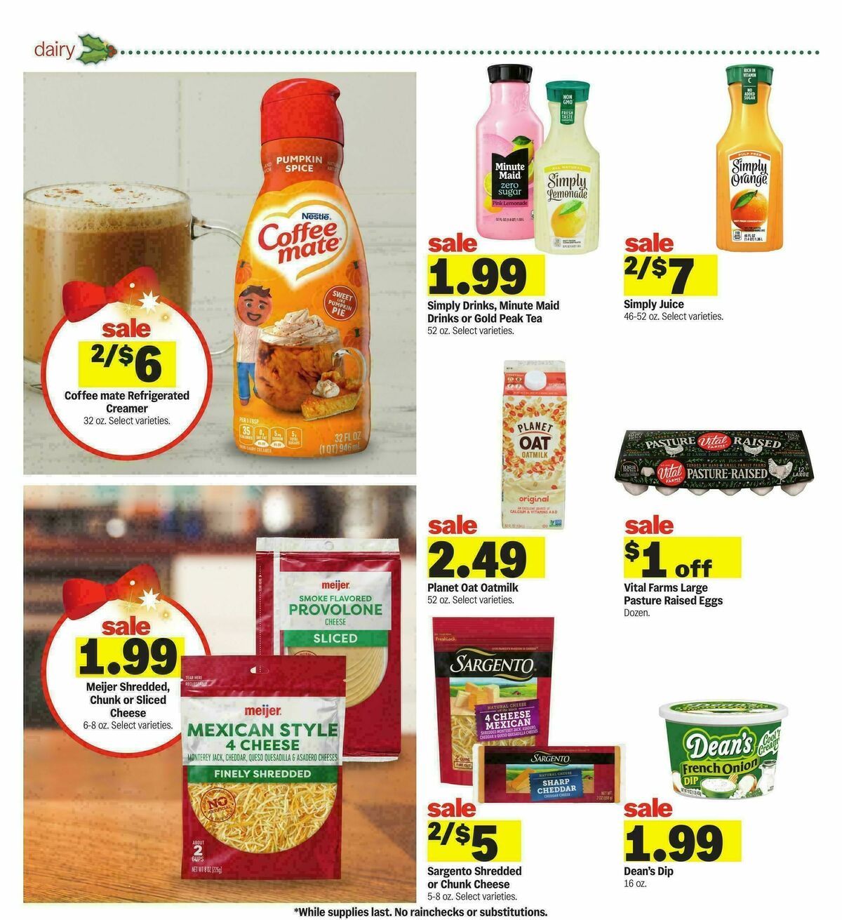 Meijer Weekly Ad from November 19
