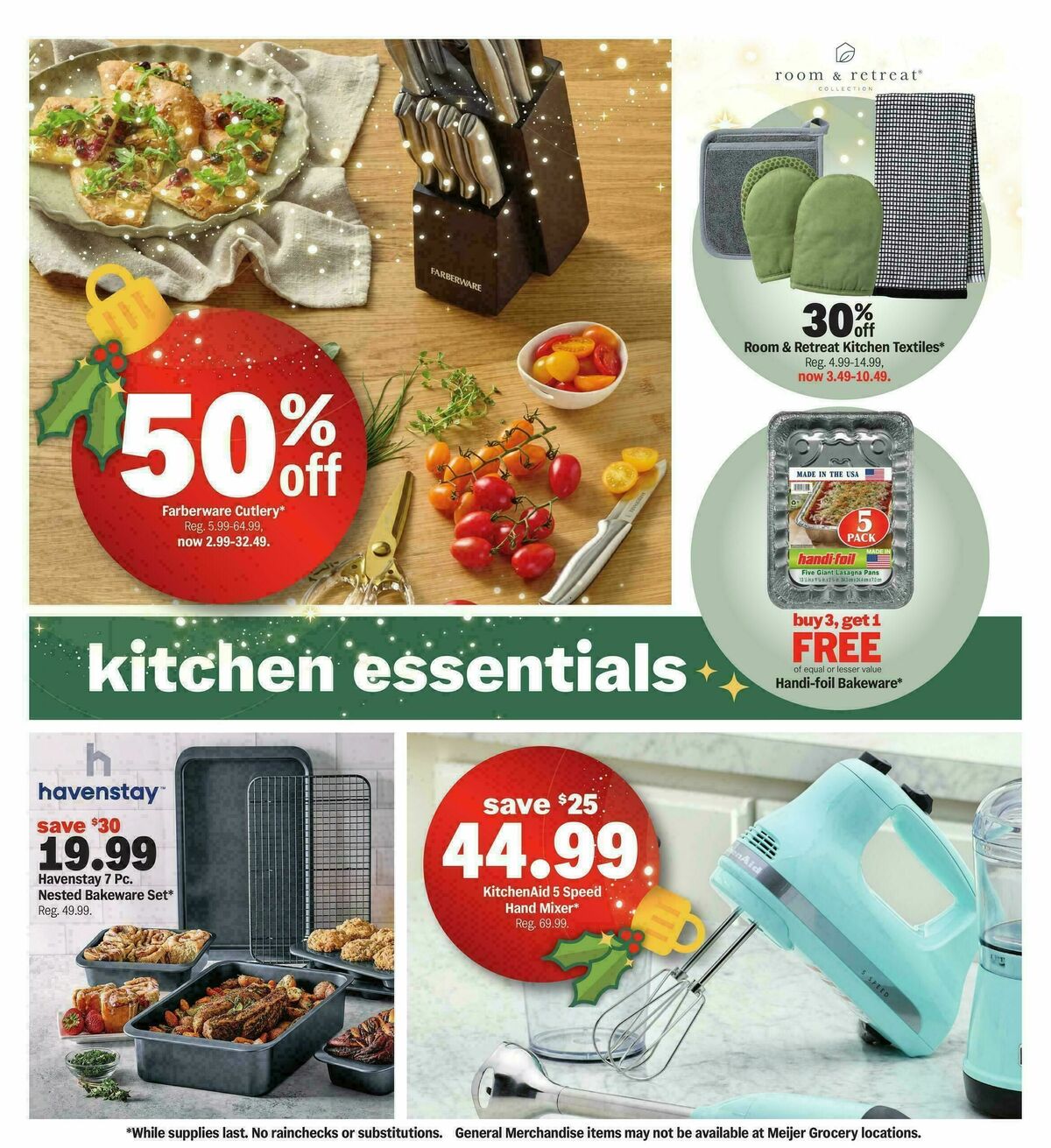 Meijer Prep for the holidays! Weekly Ad from November 19