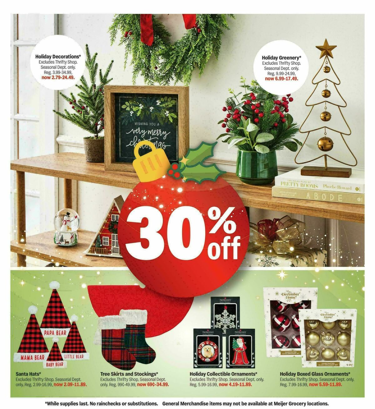 Meijer Holiday deals! Weekly Ad from November 28