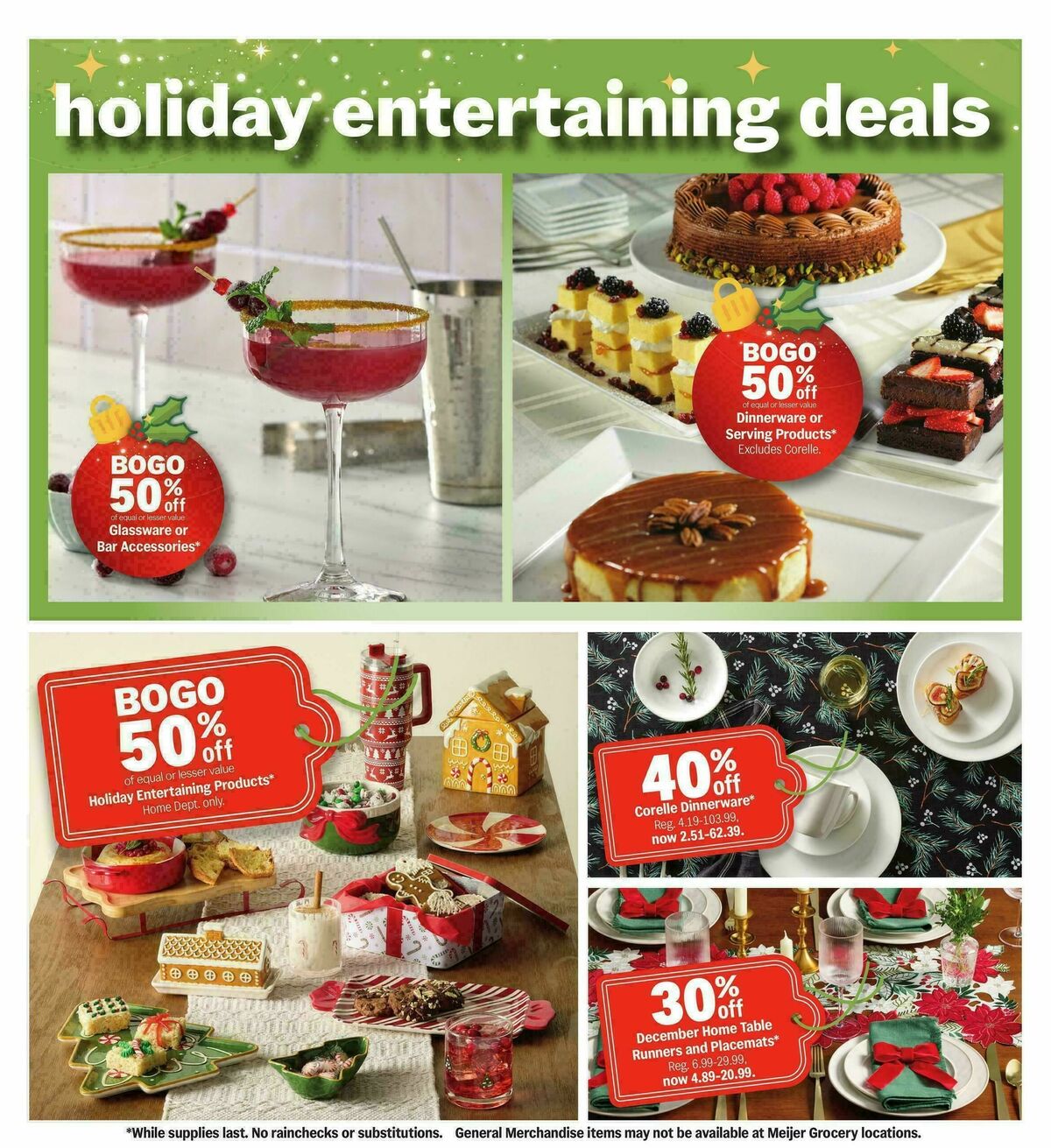 Meijer Holiday deals! Weekly Ad from November 28