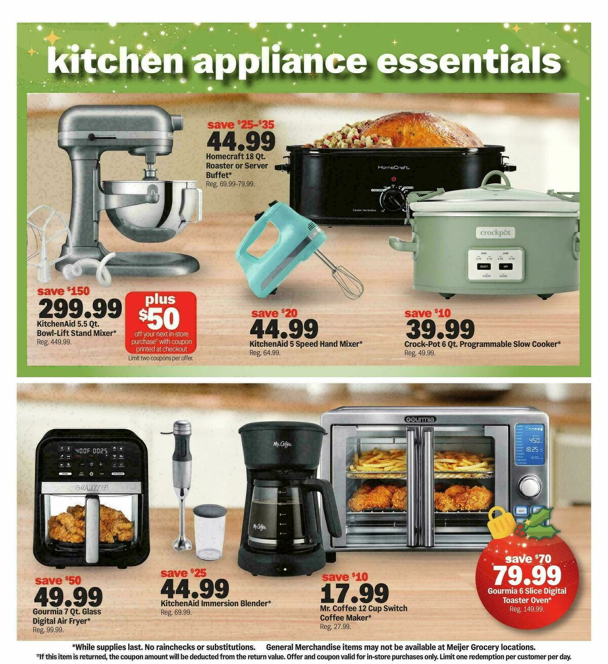 Meijer Holiday deals! Weekly Ad from November 28