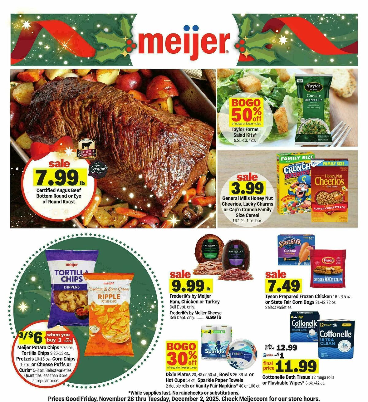 Meijer Weekly Ad from November 28