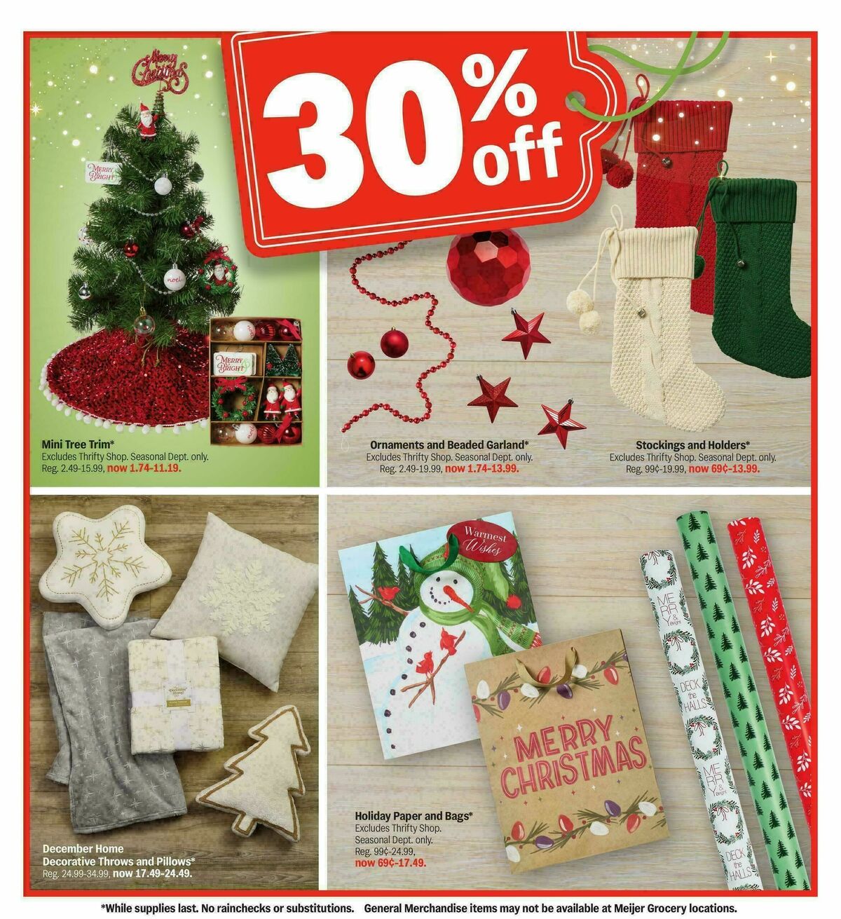 Meijer Holiday deals! Weekly Ad from December 3