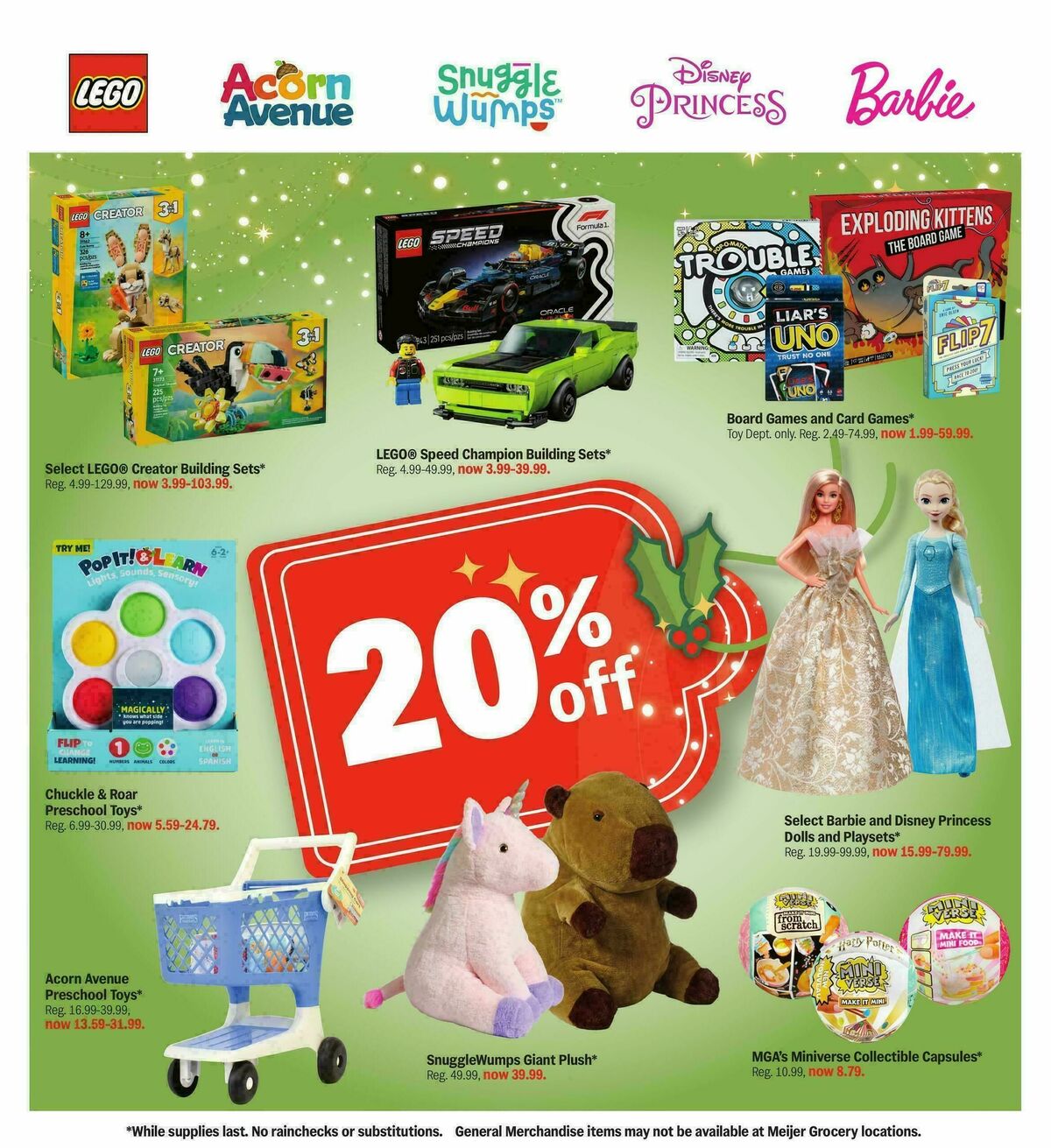 Meijer Holiday deals! Weekly Ad from December 3