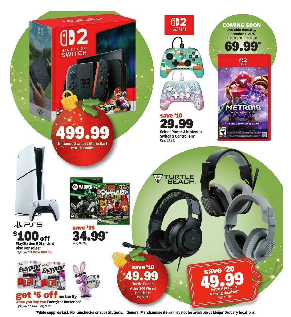 Meijer Holiday deals! Weekly Ad from December 3