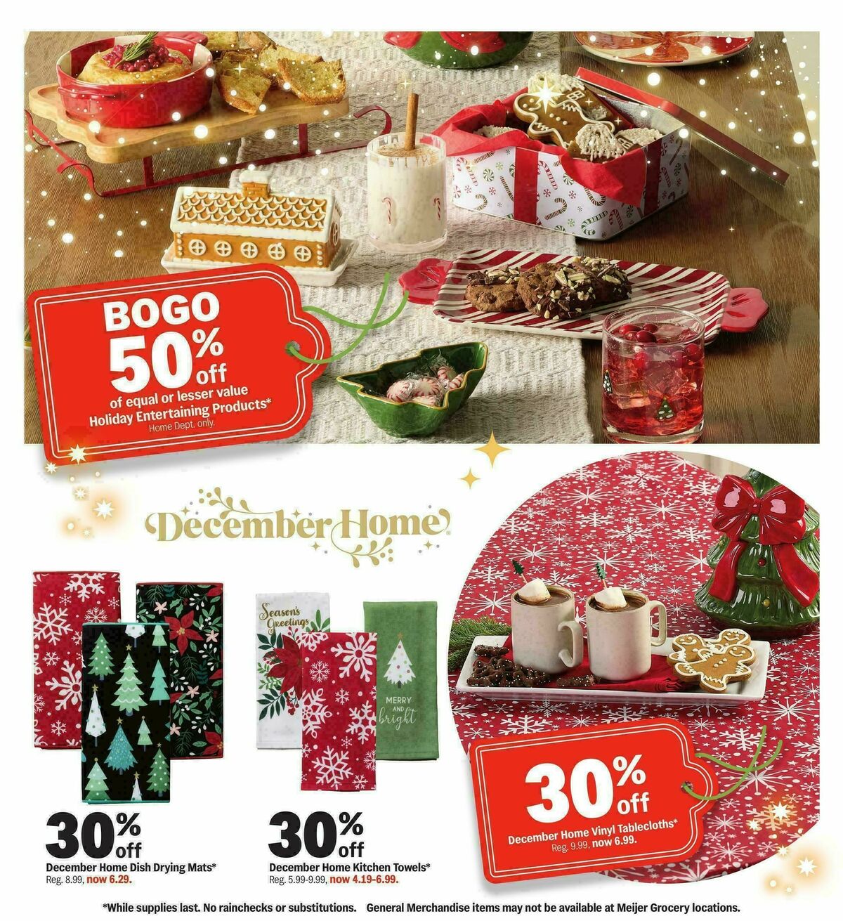 Meijer Holiday deals! Weekly Ad from December 3