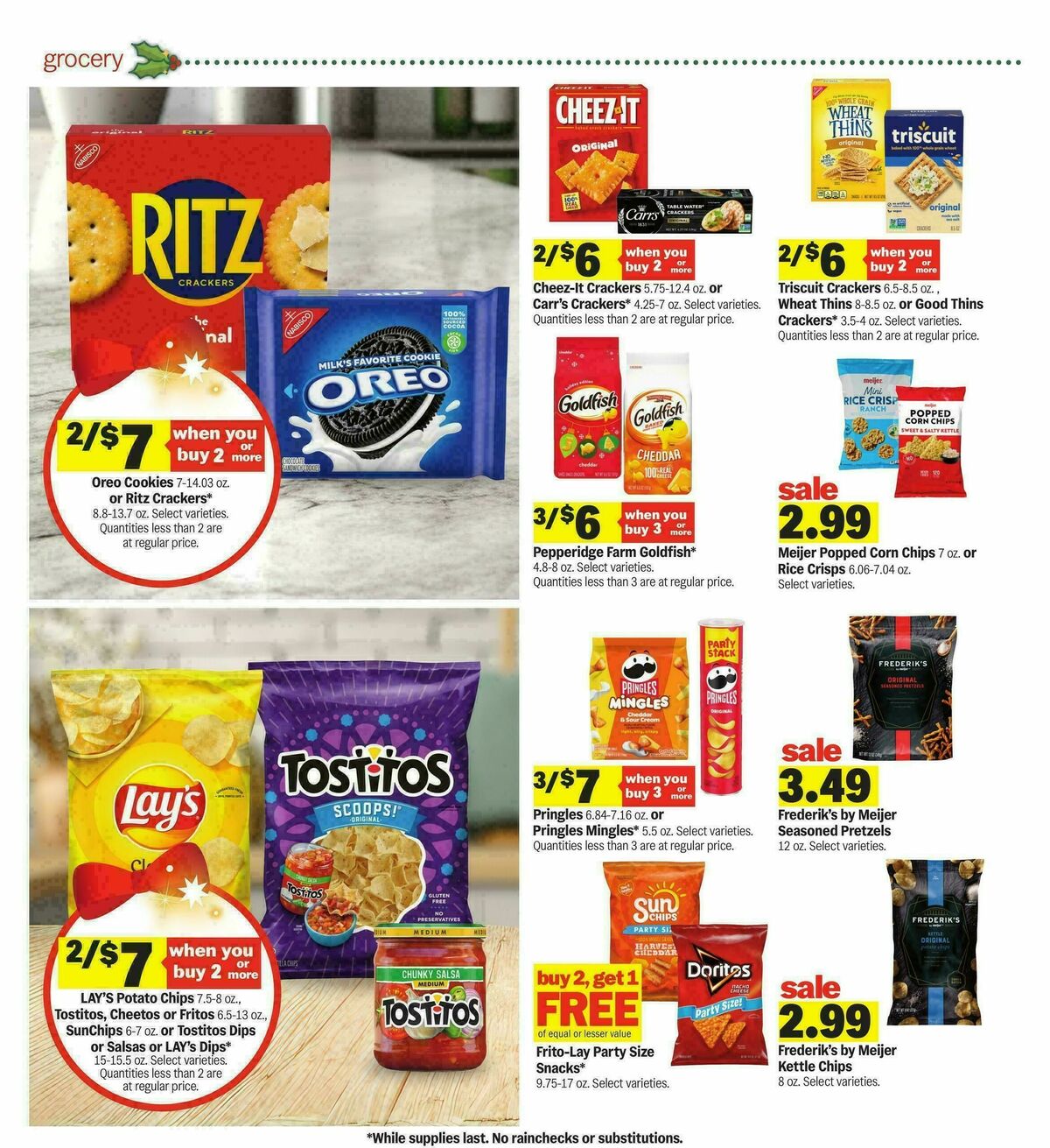 Meijer Weekly Ad from December 3