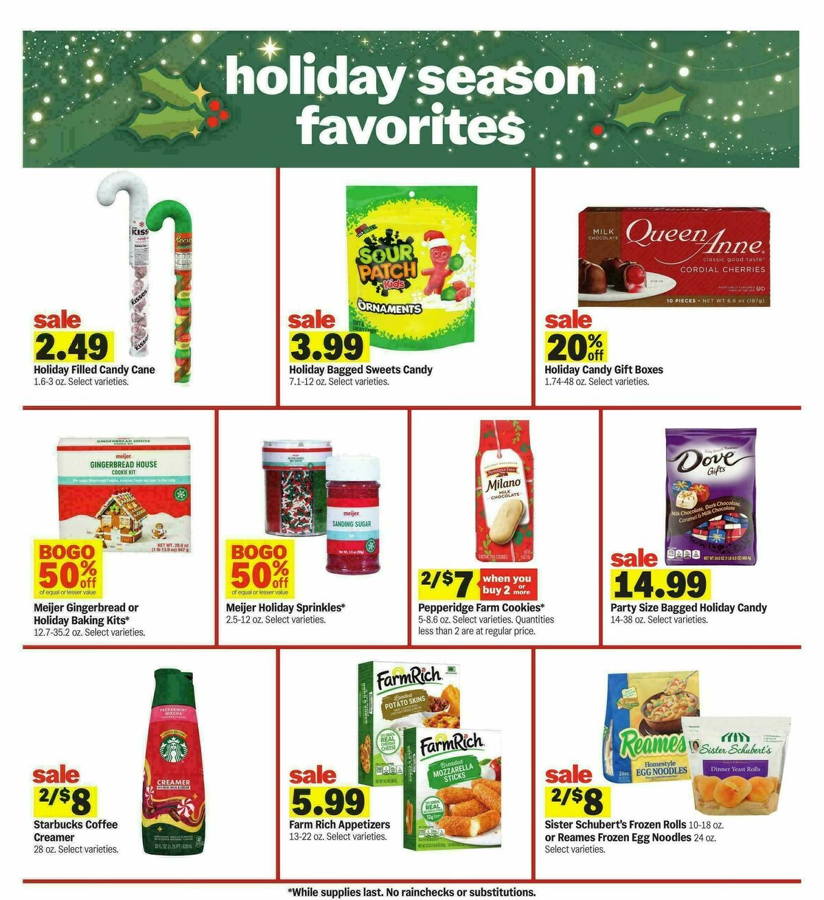Meijer Weekly Ad from December 3