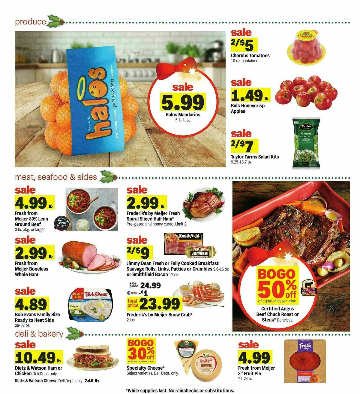 Meijer Weekly Ad from December 10