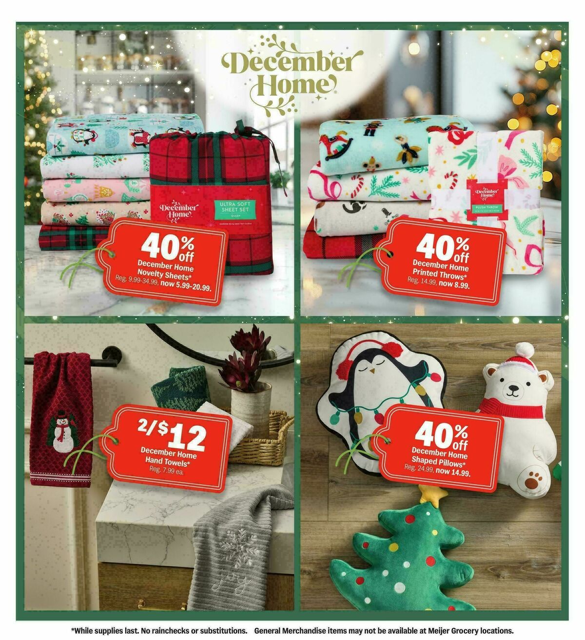 Meijer Holiday deals! Weekly Ad from December 10