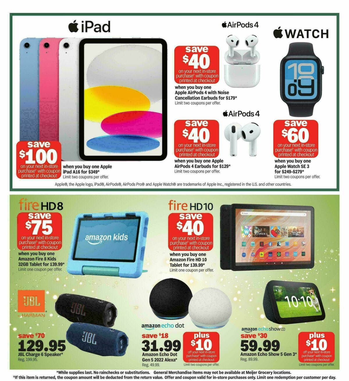 Meijer Holiday deals! Weekly Ad from December 10