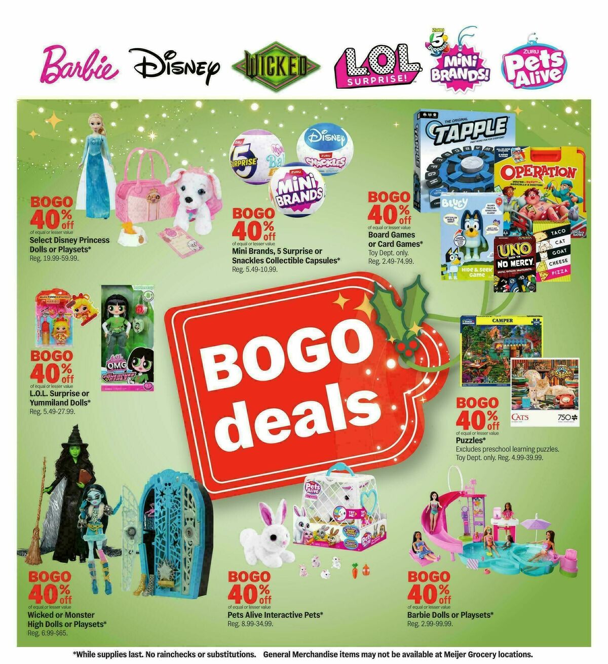 Meijer Holiday deals! Weekly Ad from December 10