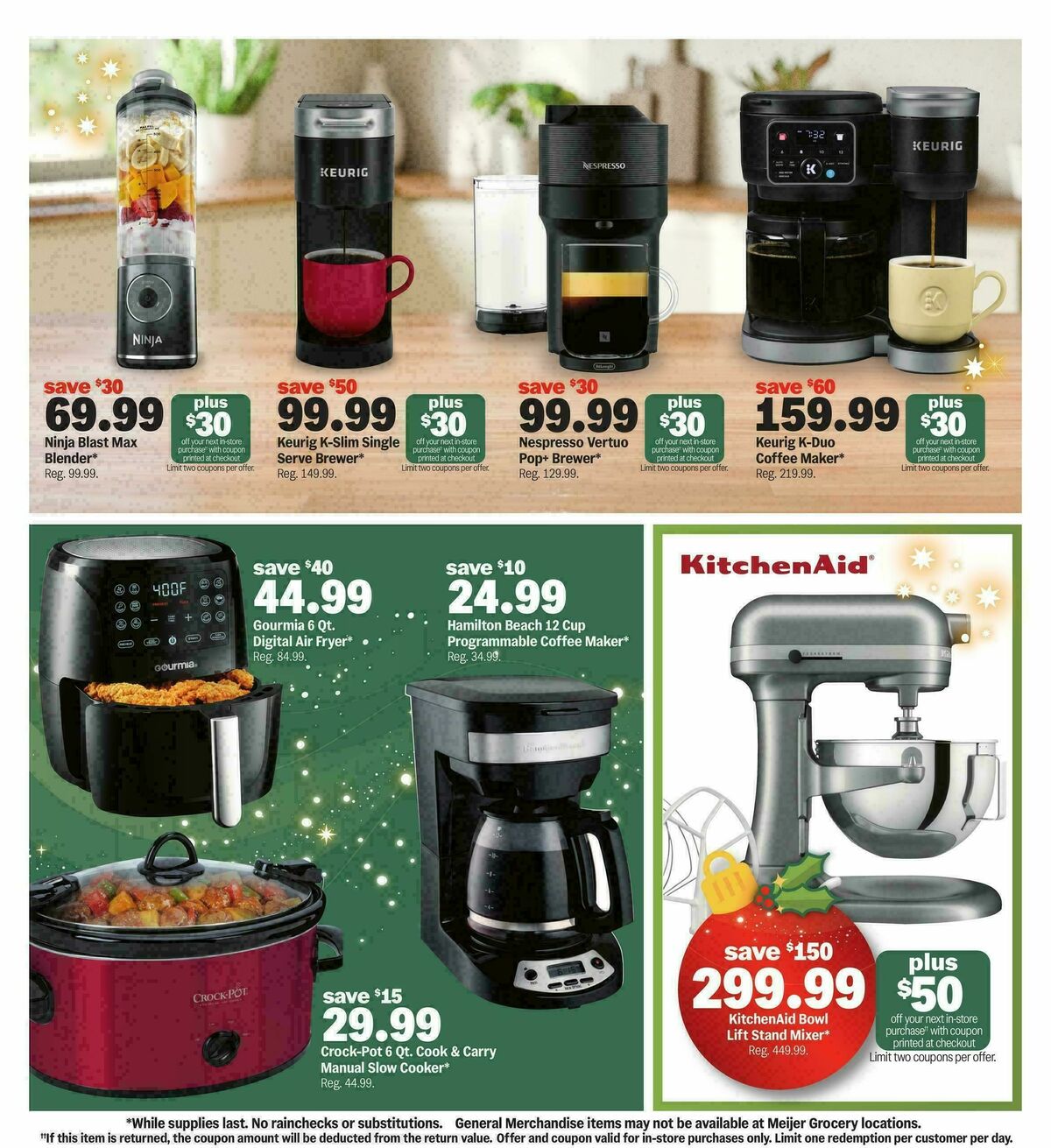 Meijer Holiday deals! Weekly Ad from December 10