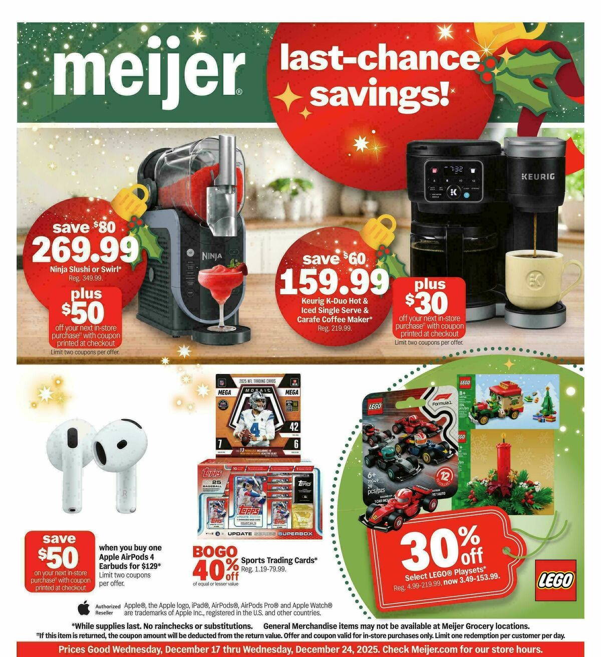 Meijer Last chance savings! Weekly Ad from December 17
