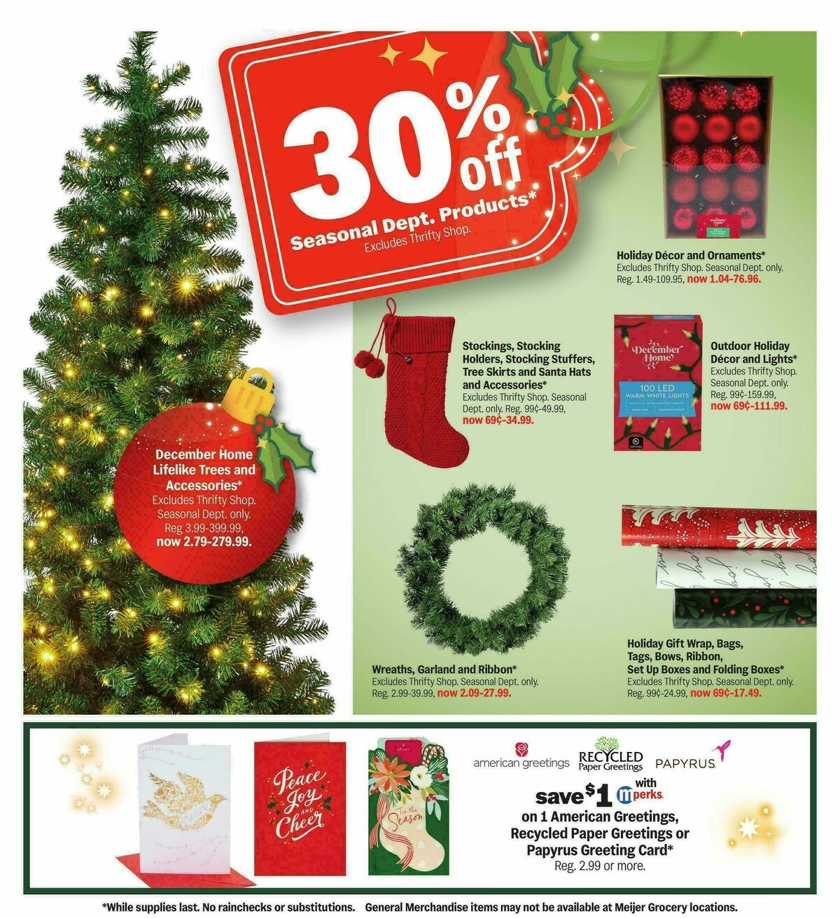 Meijer Last chance savings! Weekly Ad from December 17