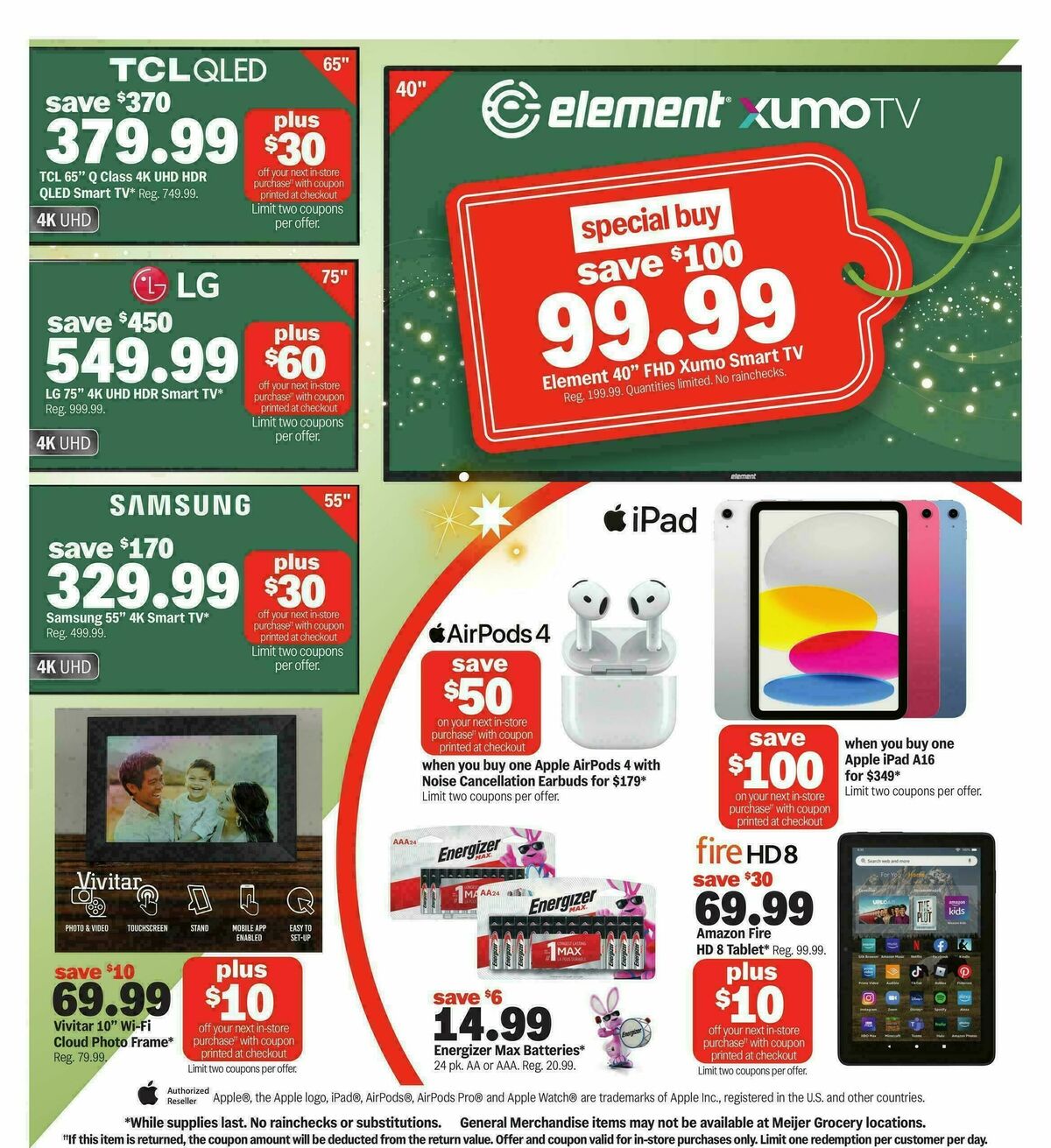 Meijer Last chance savings! Weekly Ad from December 17