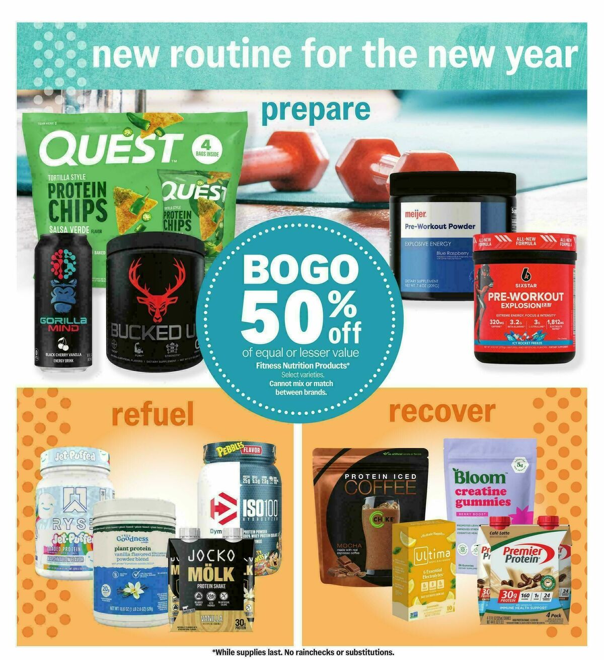 Meijer Revitalize your resolutions Weekly Ad from December 26