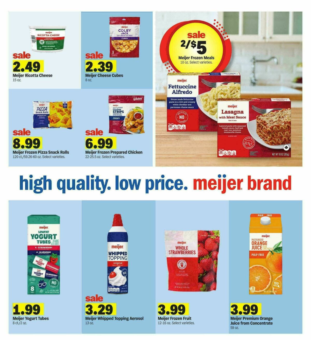 Meijer Weekly Ad from January 2