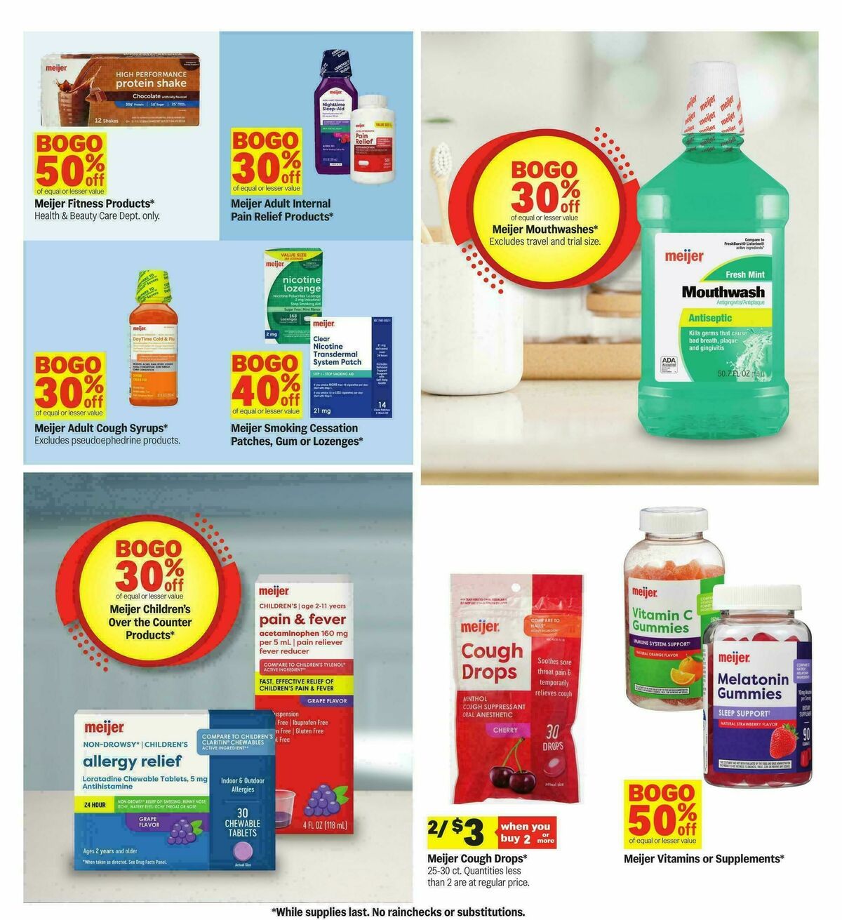 Meijer Weekly Ad from January 2