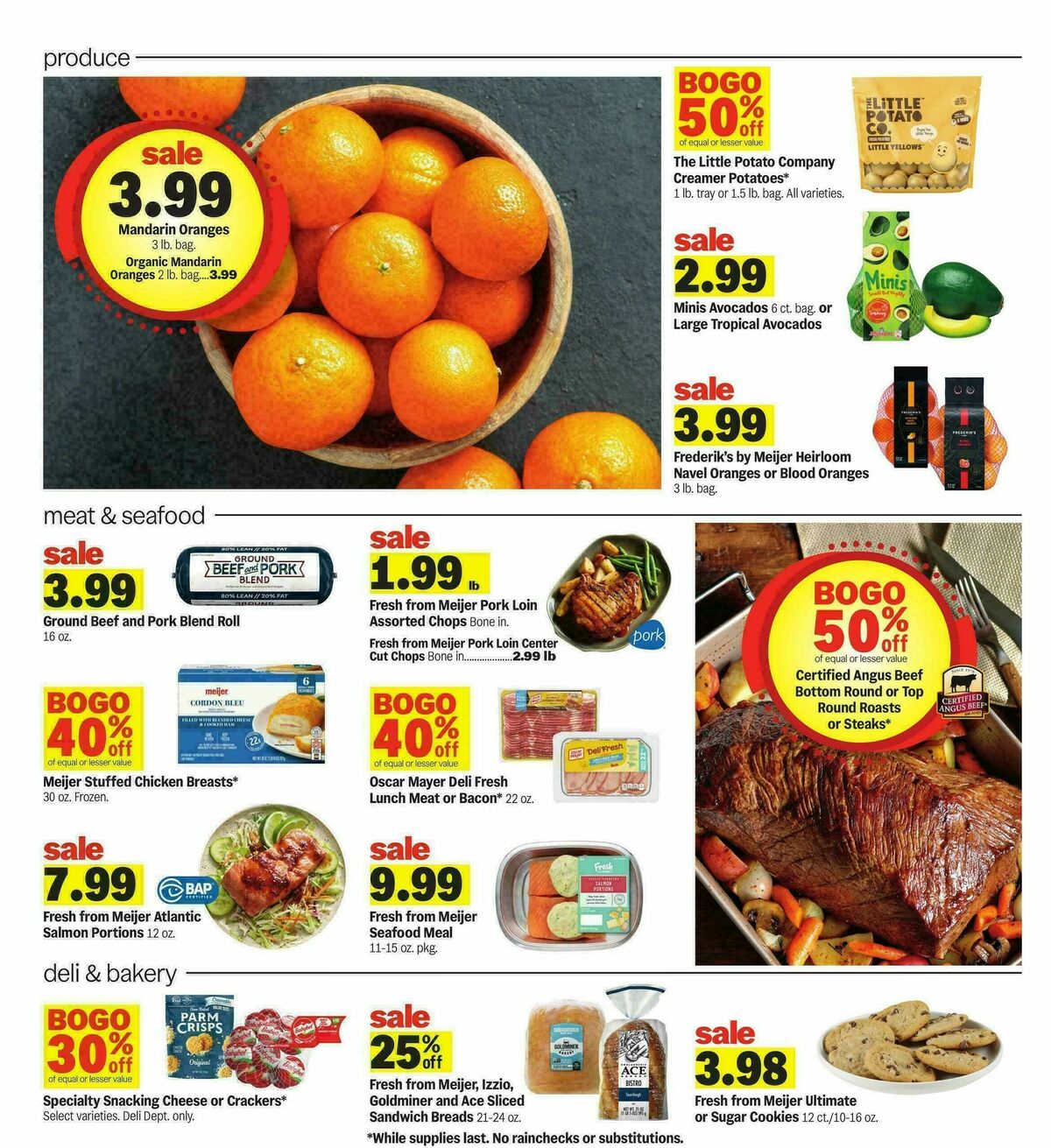 Meijer Weekly Ad from January 2