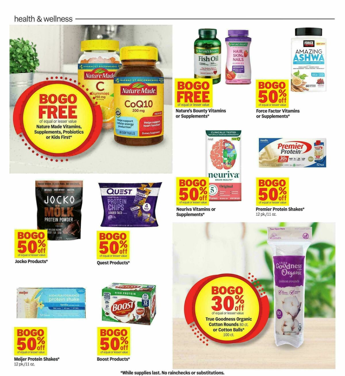 Meijer Weekly Ad from January 2