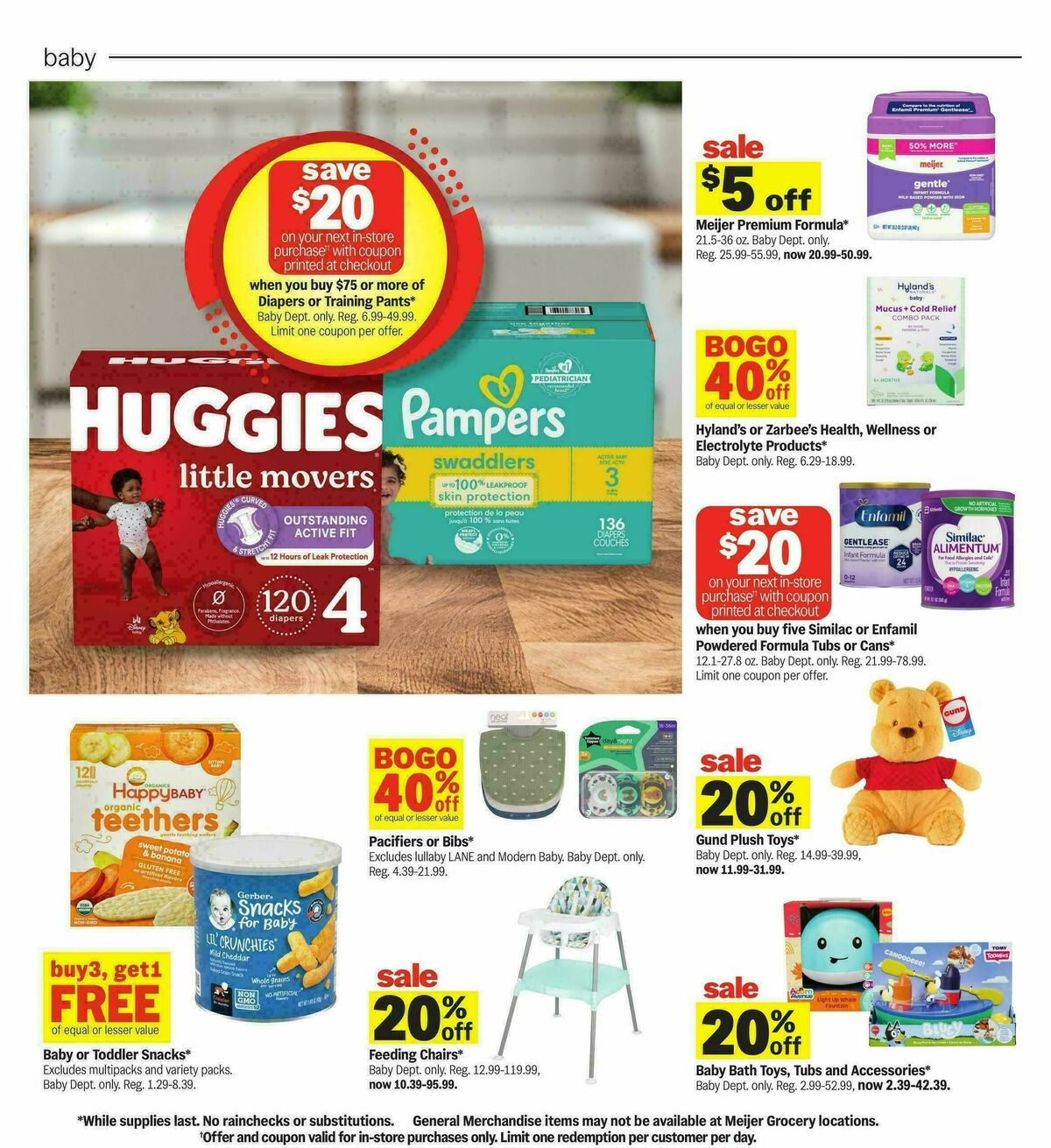 Meijer Weekly Ad from January 2