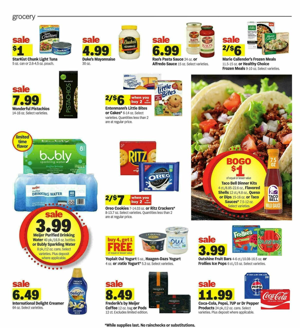 Meijer Weekly Ad from January 2
