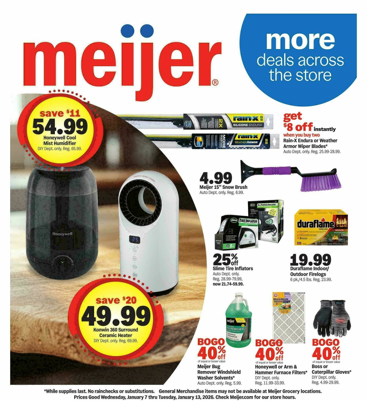 Meijer More deals across the store Weekly Ad from January 7