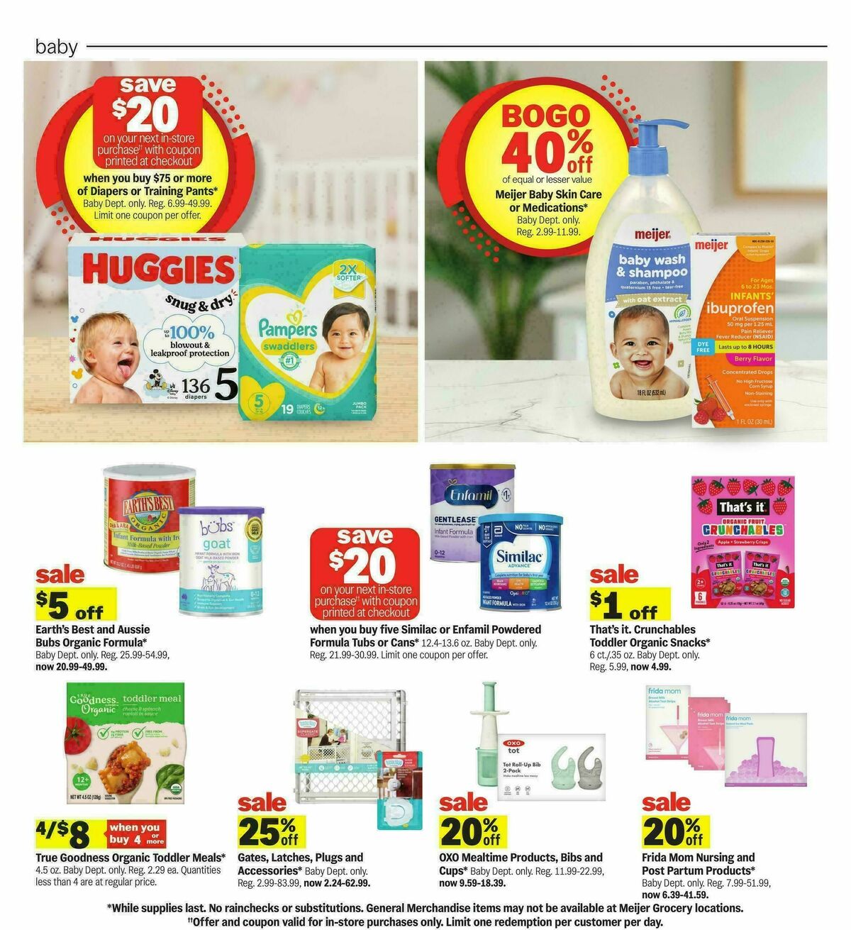 Meijer Weekly Ad from January 14