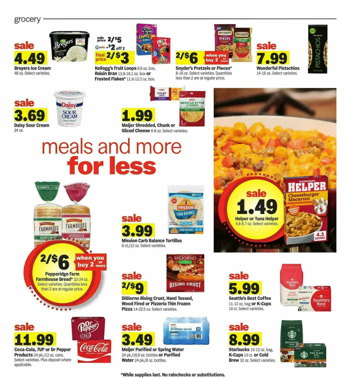 Meijer Weekly Ad from January 14