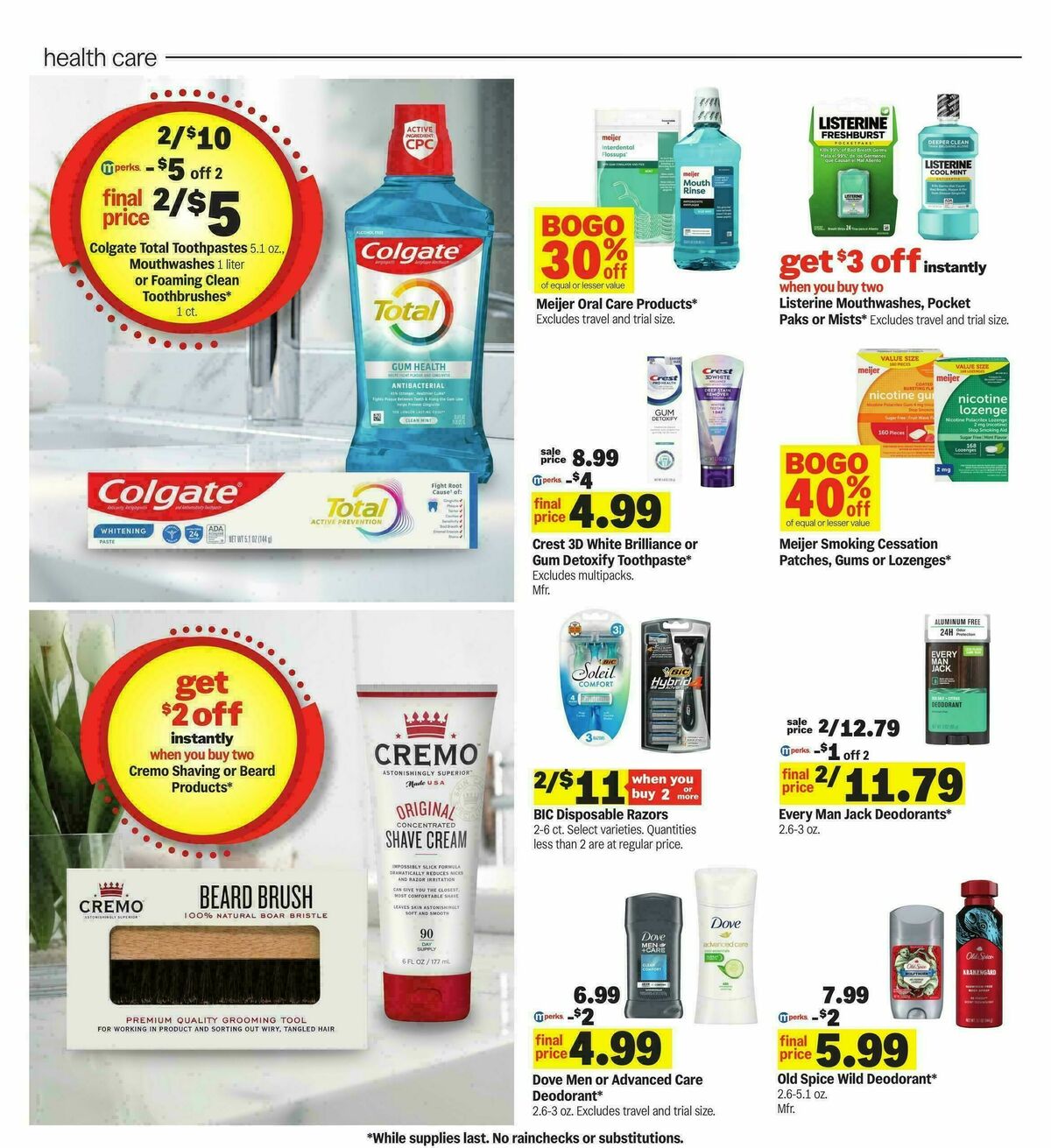 Meijer Weekly Ad from January 21