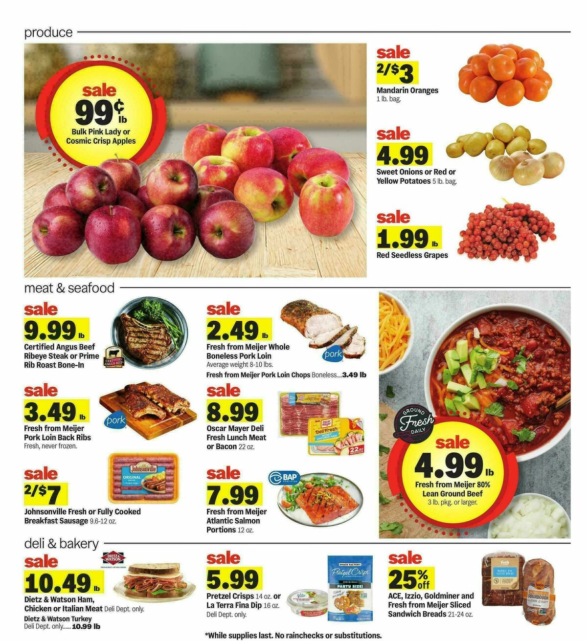 Meijer Weekly Ad from January 21