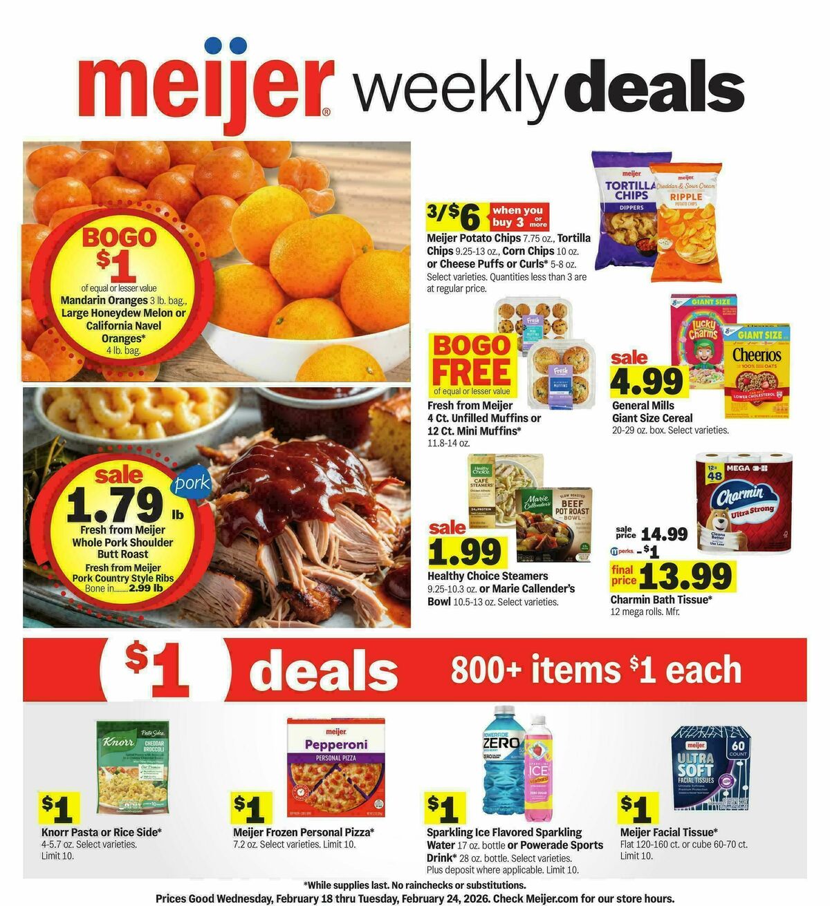 Meijer Weekly Ad from February 18