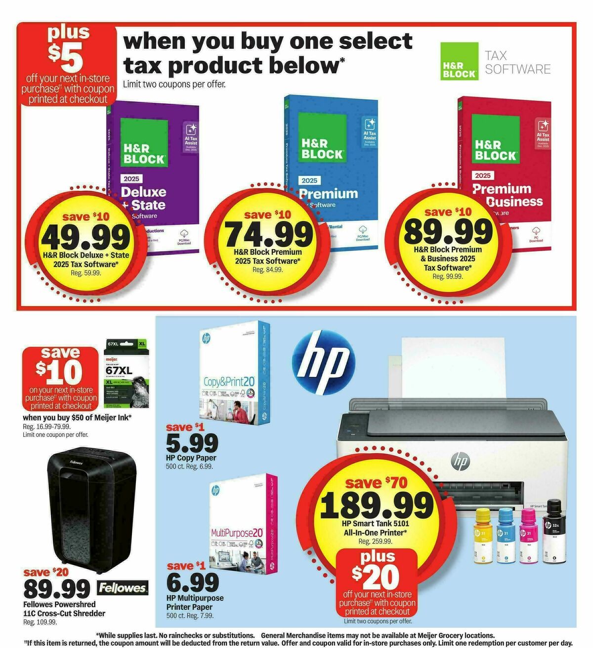 Meijer More deals across the store Weekly Ad from February 18