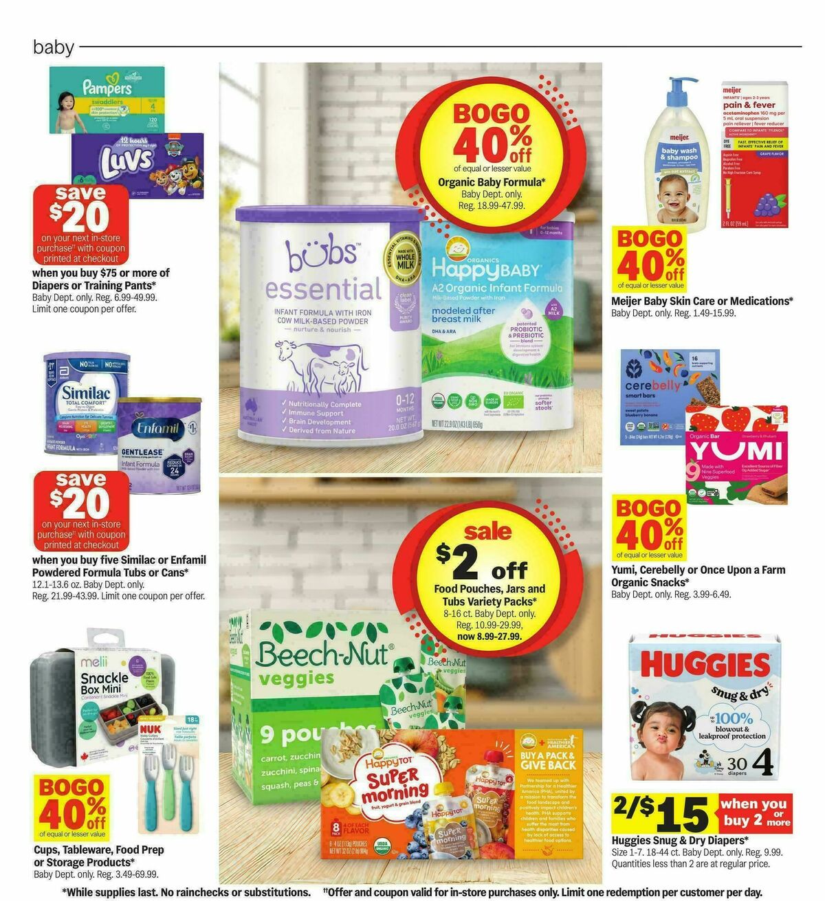 Meijer Weekly Ad from February 25