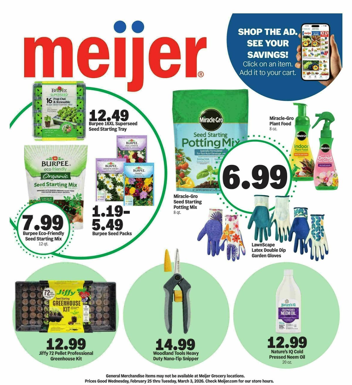Meijer More deals across the store Weekly Ad from February 25